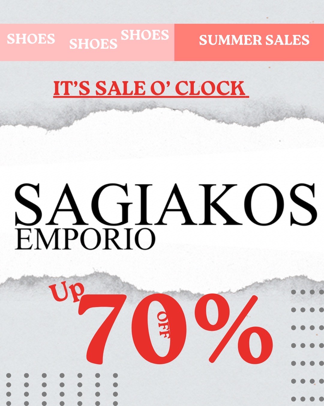 ΠΡΟΣΦΟΡΑ SAGIAKOS